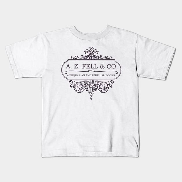 A Z Fell Kids T-Shirt by LvnaMuraArt